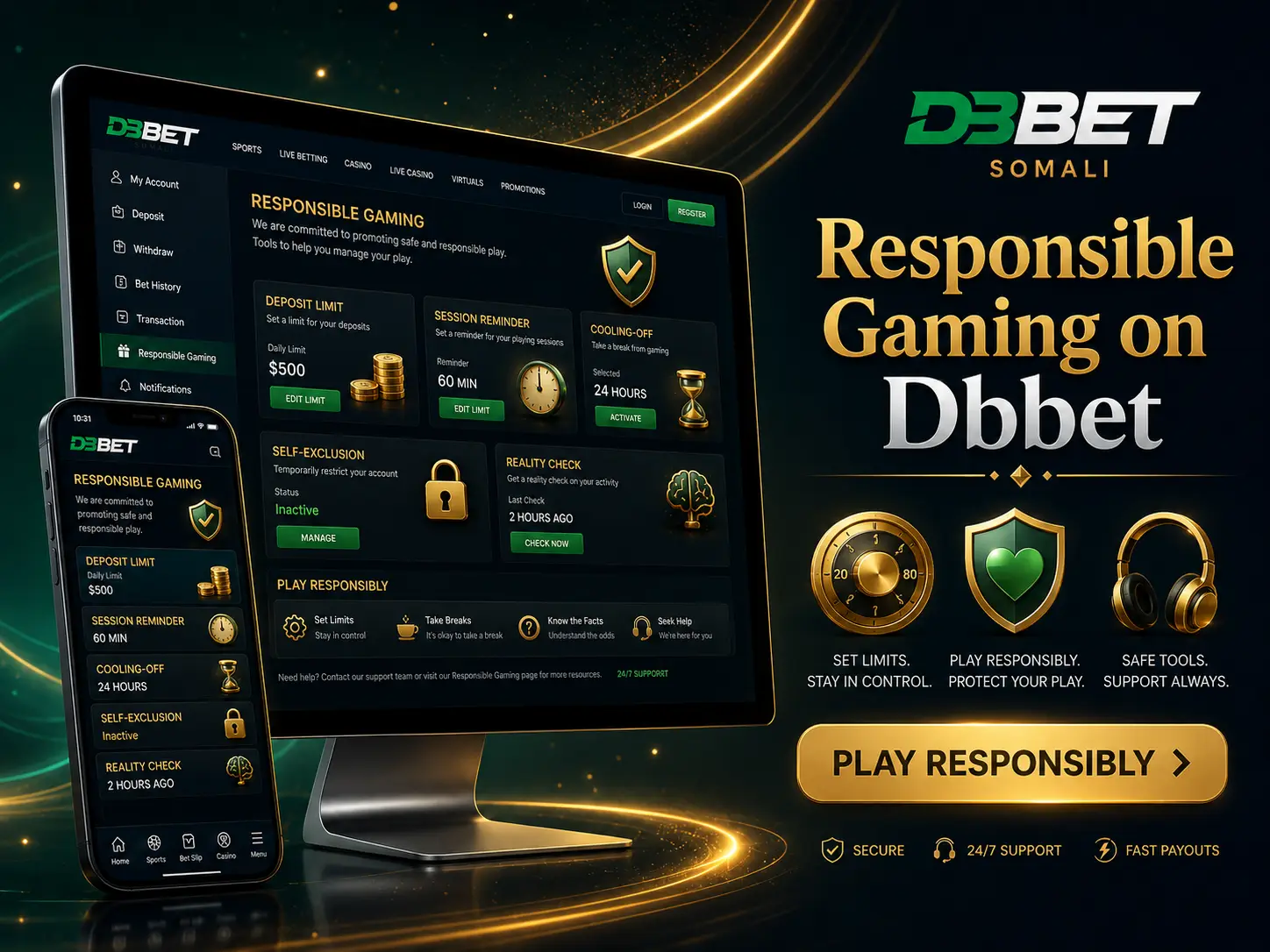 Responsible Gaming on dbbet